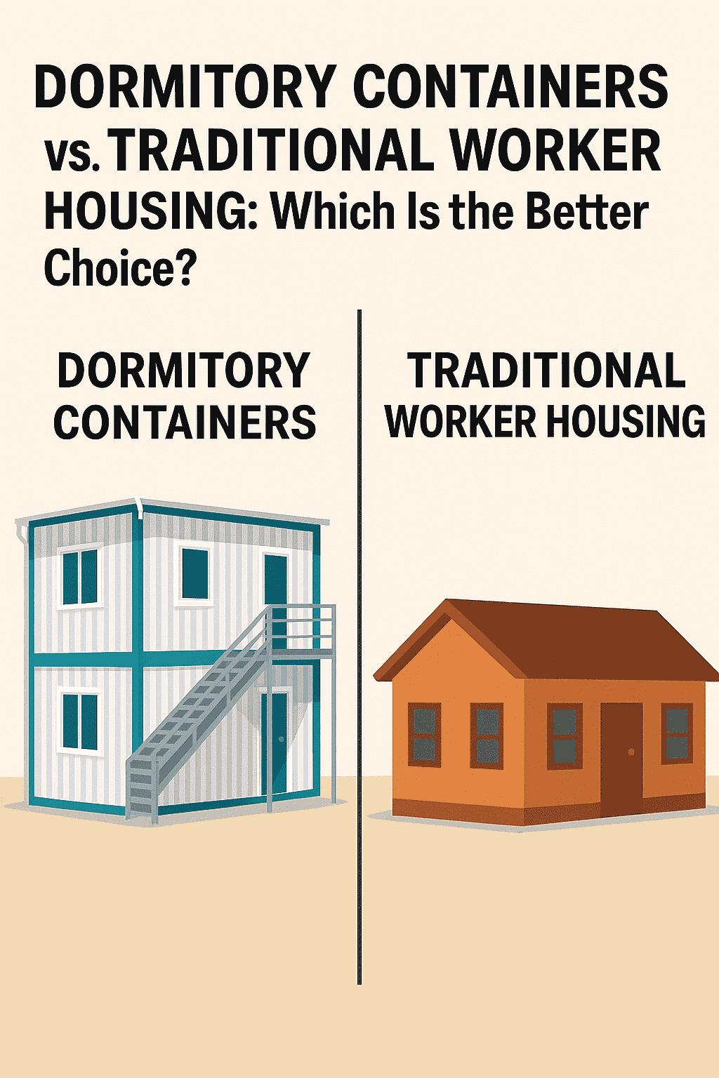 Dormitory Containers vs Traditional Worker Housing